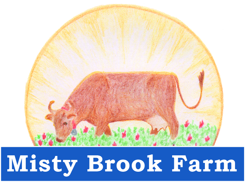 misty brook farm cow logo